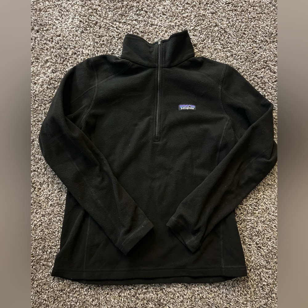 Patagonia  pullover Black Fleece Jacket medium